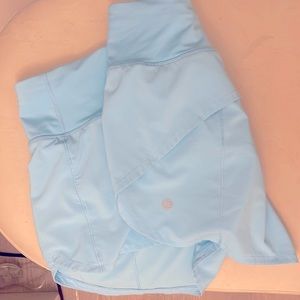 Lululemon Bright Blue Speed Up Low-Rise Lined Short, Size 6
